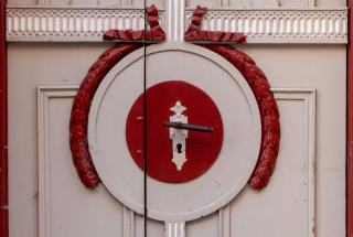 Photo d'illustration : un cylindre de serrure vu de près